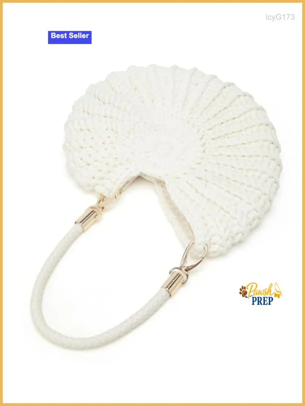 Handwoven Crochet Seashell Bag - Boho Summer Beach Purse